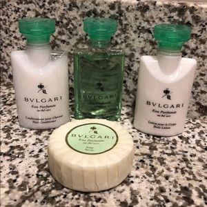 BVLGARI soap and shampoo bundle